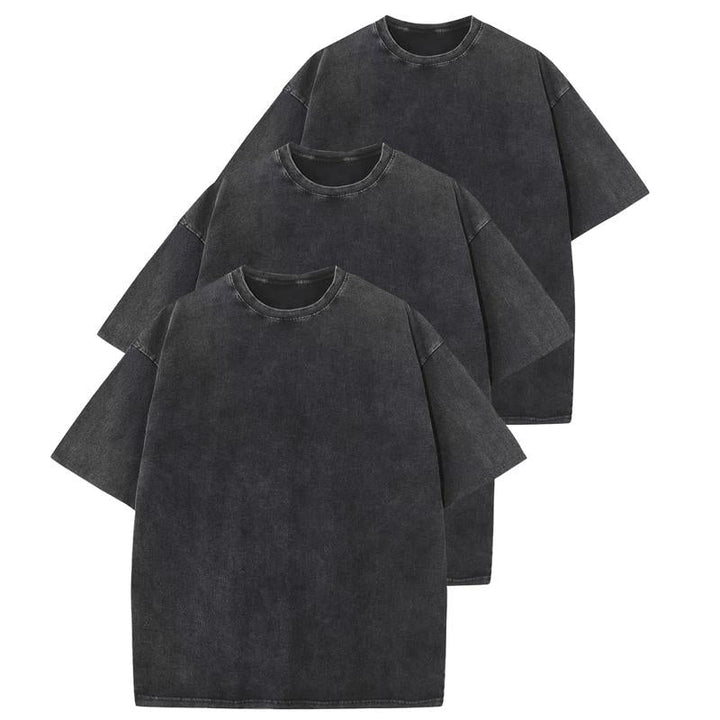 HOLLIE™ - T-Shirt Casual a Collo Girocollo Taglio Lungo (3-Pack)