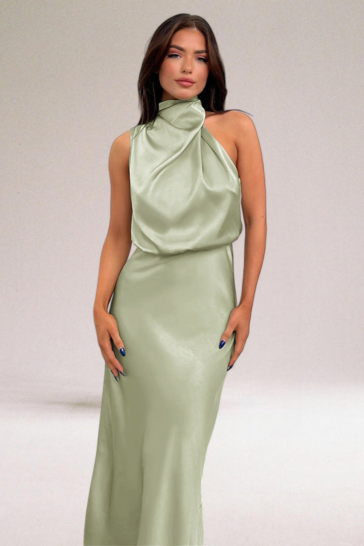 ELARA™ - Elegante Abito da Sera in Raso