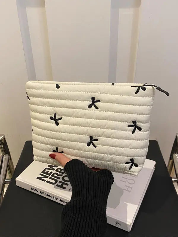 EMILY™ - Borsa da Viaggio in Tessuto Trapuntato di Grande Capacità con Cerniera Resistente