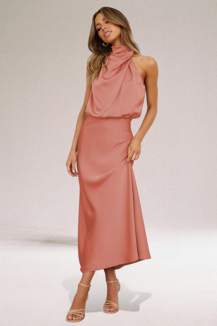 ELARA™ - Elegante Abito da Sera in Raso