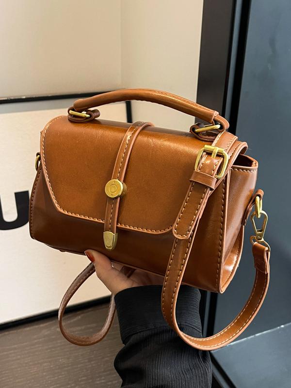 AVANLIE™ - Borsa a Spalla Piccola Quadrata con Cuciture a Contrasto alla Moda
