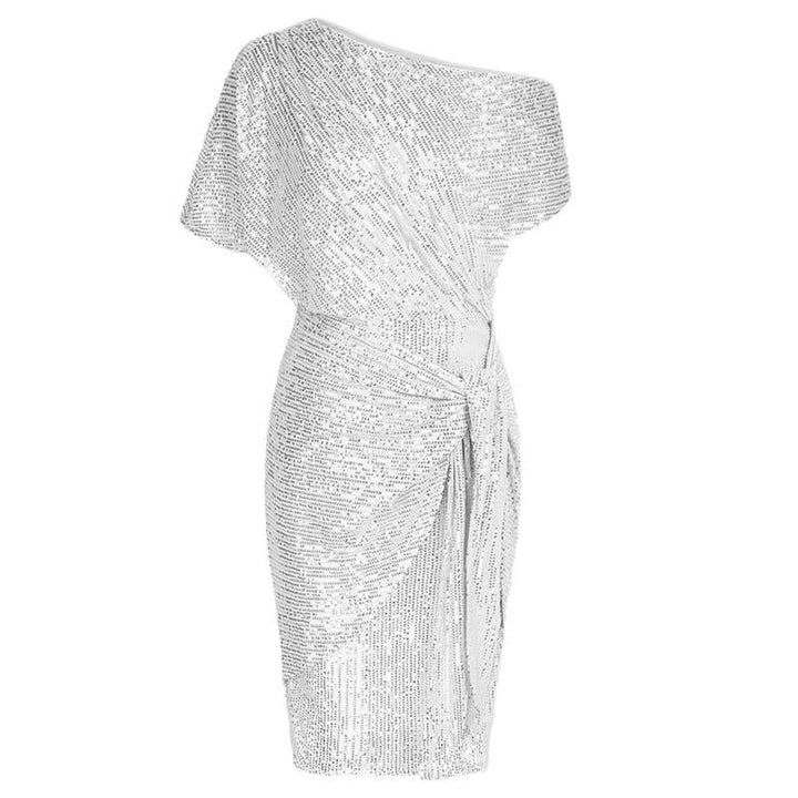 AURELIA™ - Elegante Abito da Festa Bodycon con Paillettes Off-Shoulder