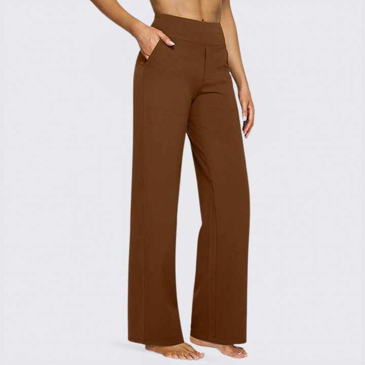 WHITNEY™ - Pantaloni Larghi a Vita Alta e Confortevoli per Yoga e Divertimento all'Aperto
