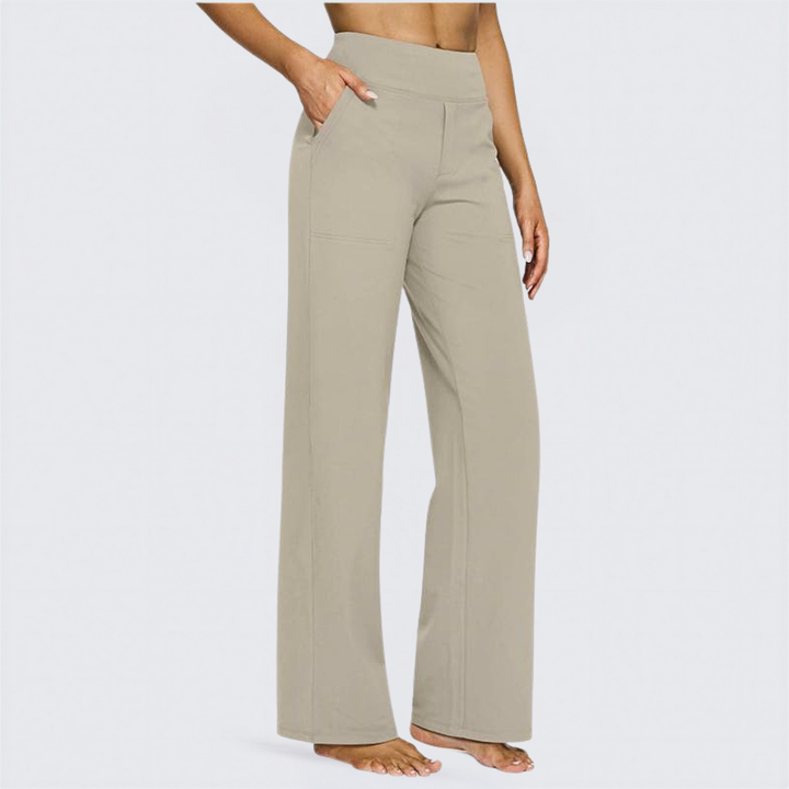 WHITNEY™ - Pantaloni Larghi a Vita Alta e Confortevoli per Yoga e Divertimento all'Aperto