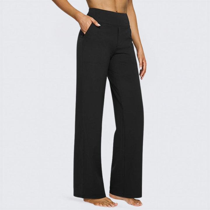 WHITNEY™ - Pantaloni Larghi a Vita Alta e Confortevoli per Yoga e Divertimento all'Aperto