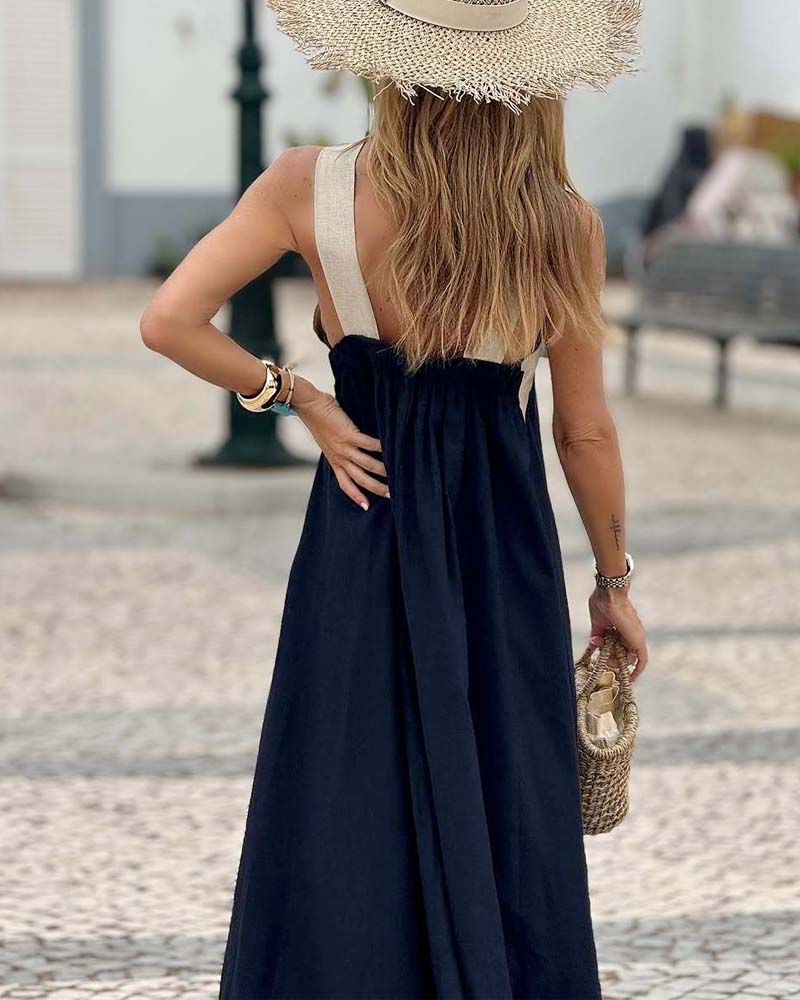 MILLEN™ - Abito Eleganza Collo Incrociato
