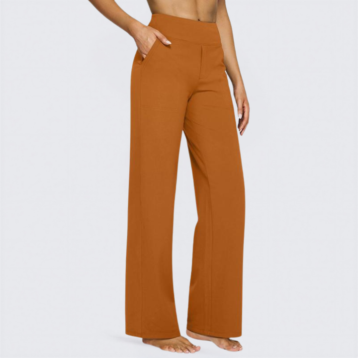 WHITNEY™ - Pantaloni Larghi a Vita Alta e Confortevoli per Yoga e Divertimento all'Aperto