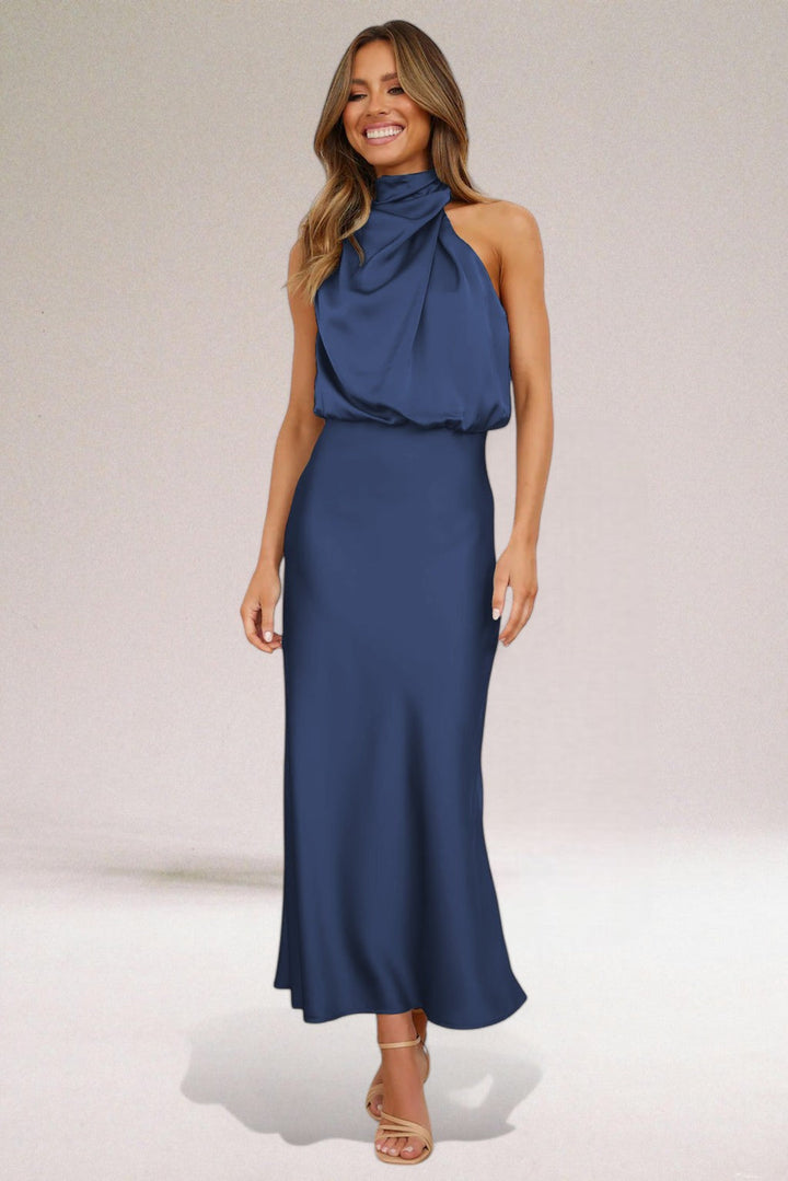 ELARA™ - Elegante Abito da Sera in Raso