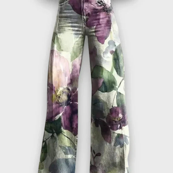 Tavira – Jeans dichiarativi con motivo selvaggio