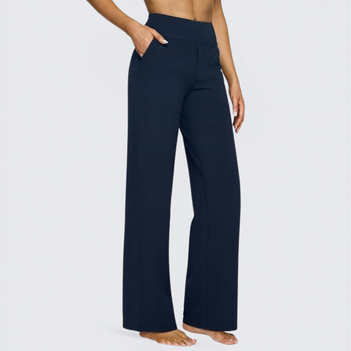 WHITNEY™ - Pantaloni Larghi a Vita Alta e Confortevoli per Yoga e Divertimento all'Aperto