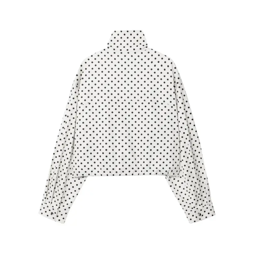 DARCY™ – Giacca a Maniche Lunghe a Pois