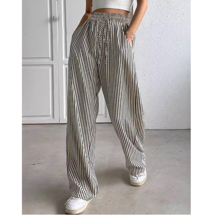 BAYLEEZ™ – Pantaloni Estivi Striati Relaxed Fit