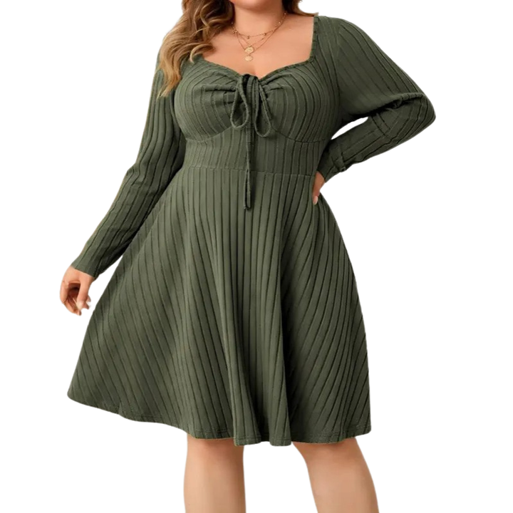 VICTORIA™ – Vestito A-Line a Coste Confortevole