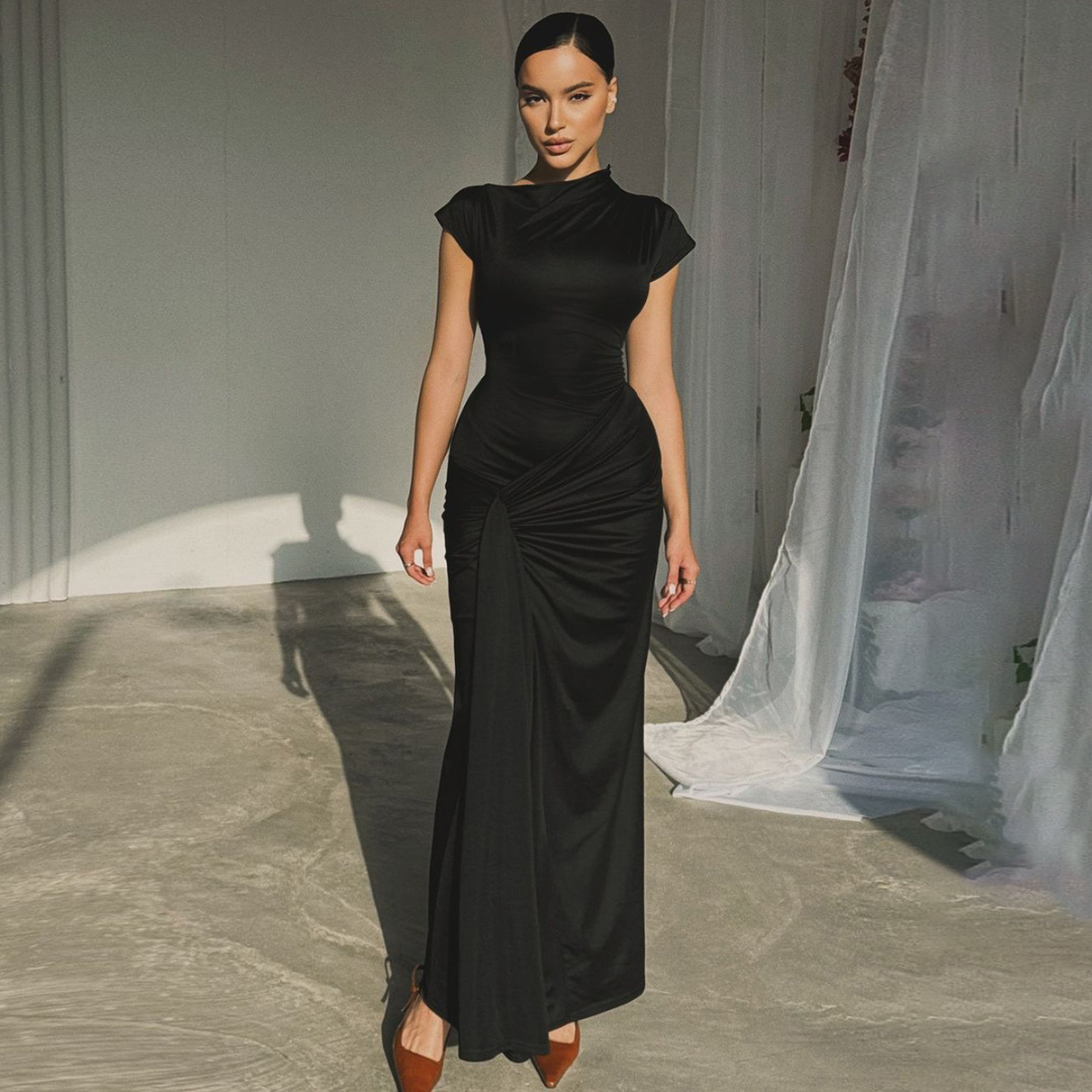 JARA™ - Elegante Abito Maxy Bodycon Drappeggiato