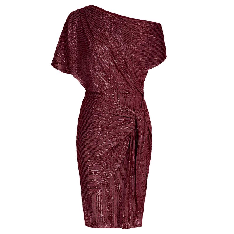 AURELIA™ - Elegante Abito da Festa Bodycon con Paillettes Off-Shoulder