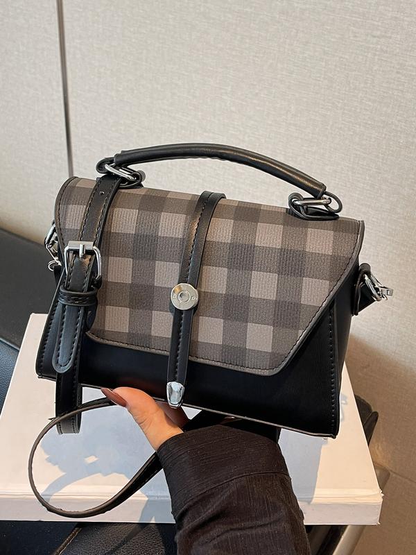 AVANLIE™ - Borsa a Spalla Piccola Quadrata con Cuciture a Contrasto alla Moda