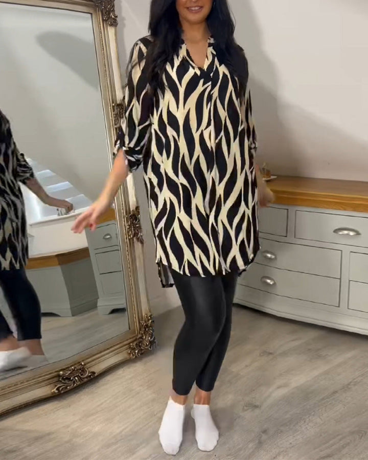 ALEXANDRA™ - Top Stampato Loose-Fit