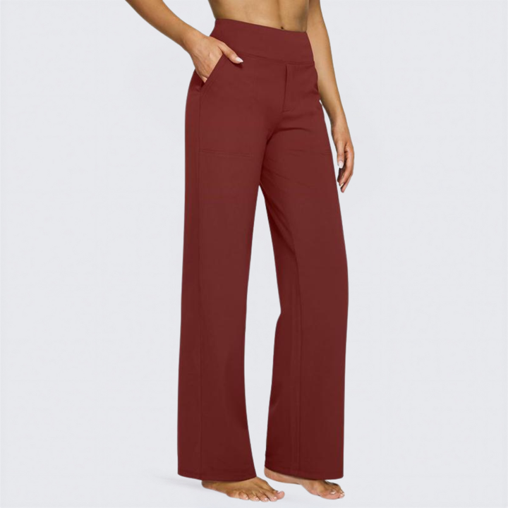 WHITNEY™ - Pantaloni Larghi a Vita Alta e Confortevoli per Yoga e Divertimento all'Aperto