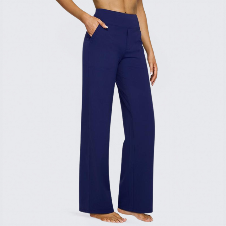 WHITNEY™ - Pantaloni Larghi a Vita Alta e Confortevoli per Yoga e Divertimento all'Aperto