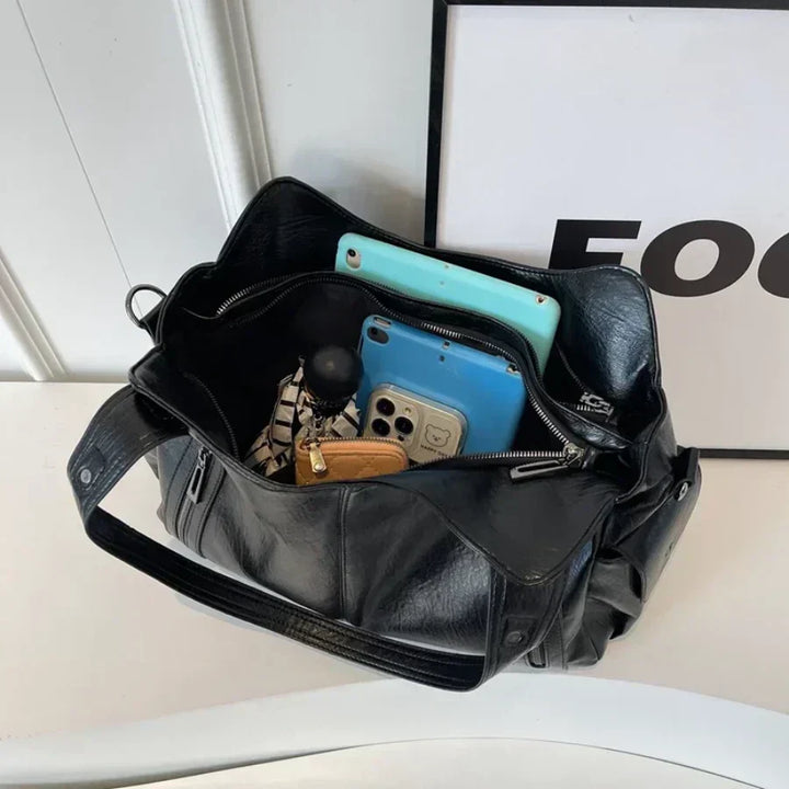NOEMIE™ - Borsa a Spalla in Pelle Classica