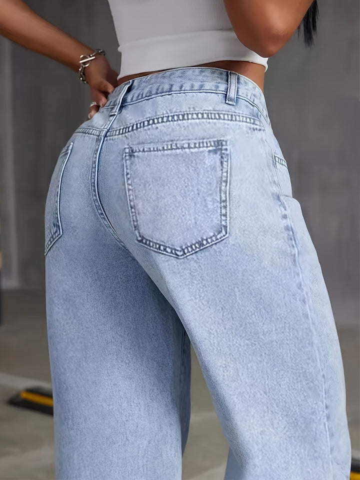 PHILIPPA™ - Jeans Trendy a Vita Alta