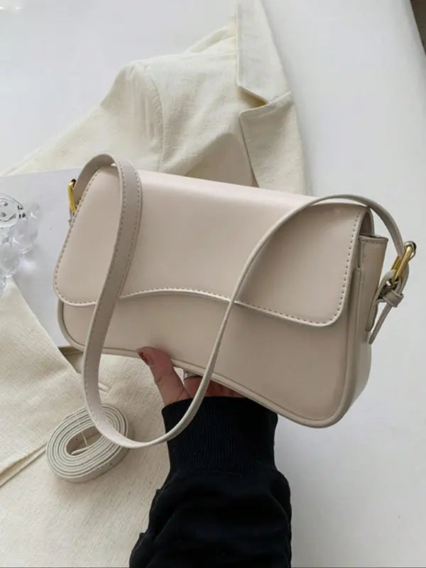 GHERMAE™ - Borsa a Spalla Femminile alla Moda con Copertura Flip per Tutte le Stagioni