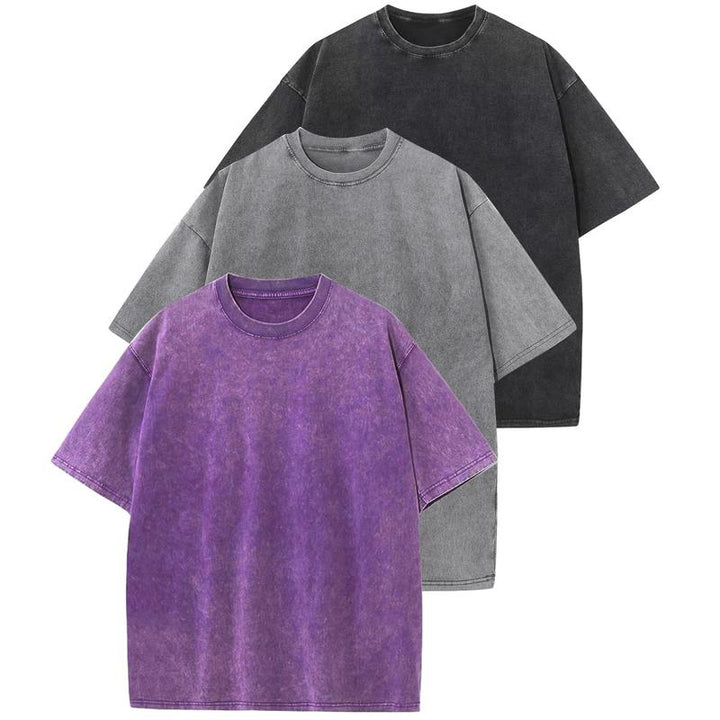 HOLLIE™ - T-Shirt Casual a Collo Girocollo Taglio Lungo (3-Pack)