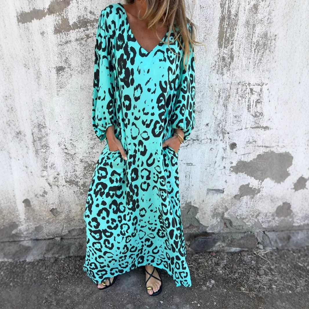 DENISE | ABITO CON STAMPA LEOPARDO