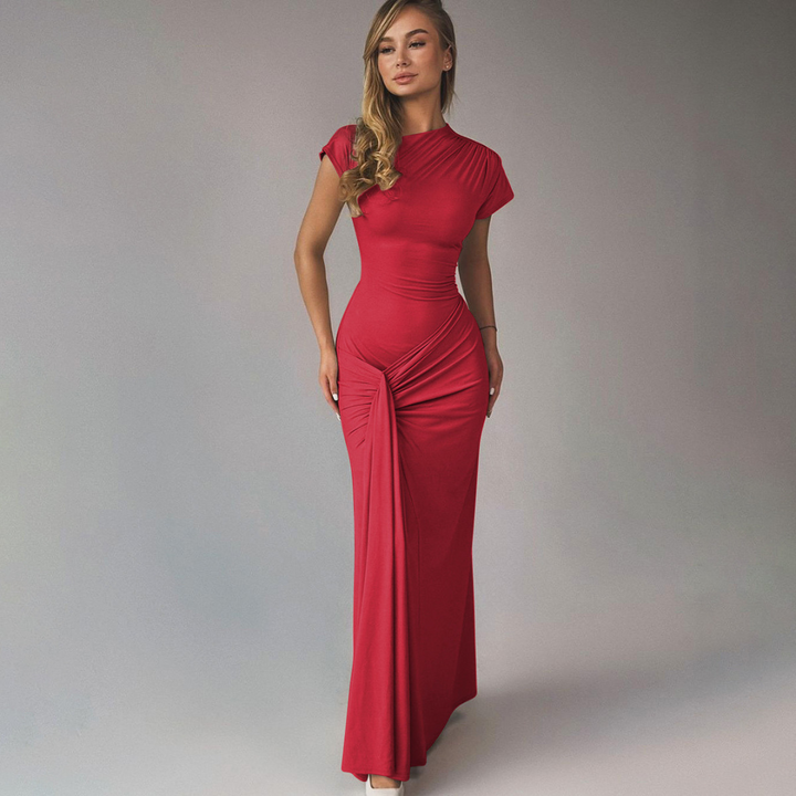 JARA™ - Elegante Abito Maxy Bodycon Drappeggiato