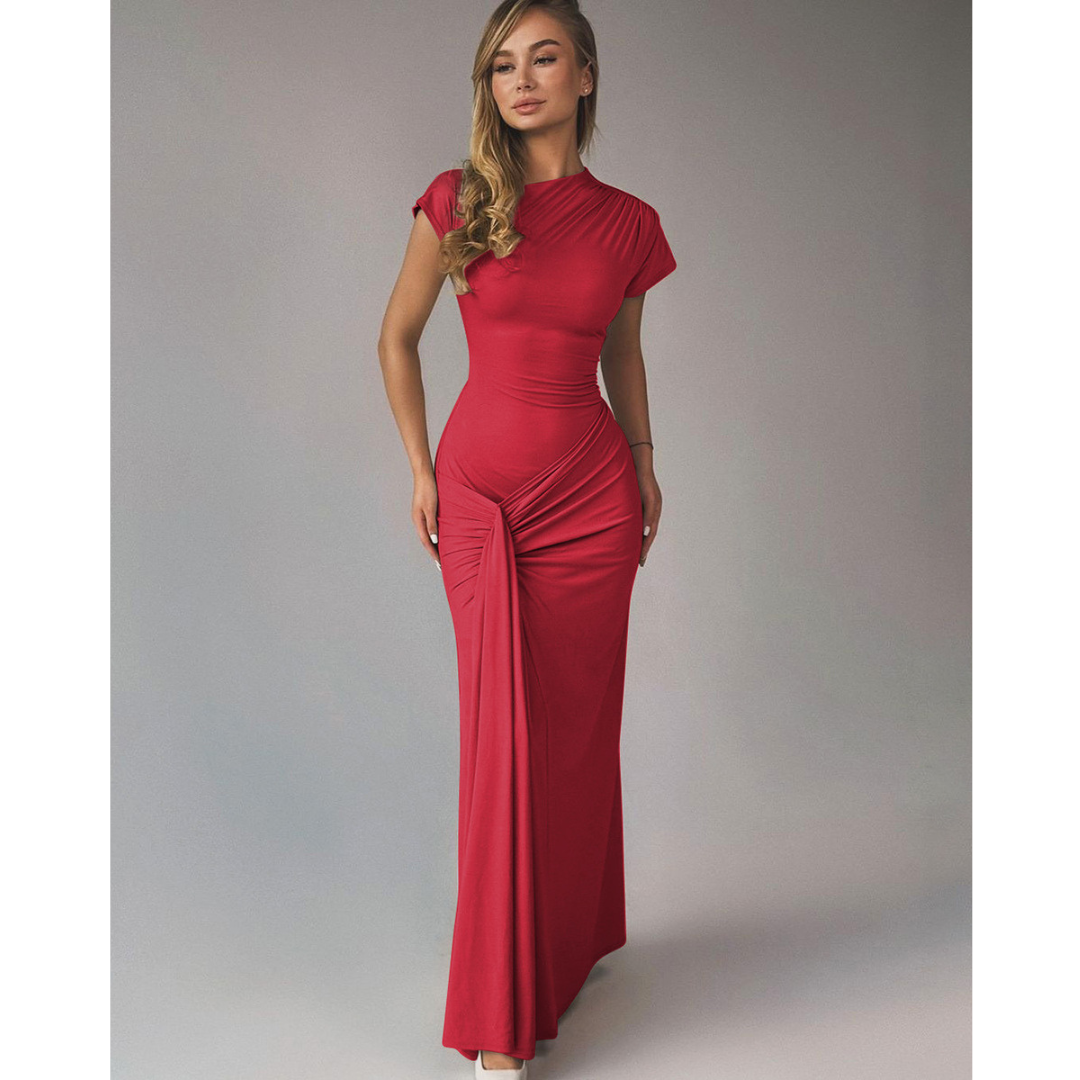 NICOLET™ - Abito da sera bodycon con cravatta formale