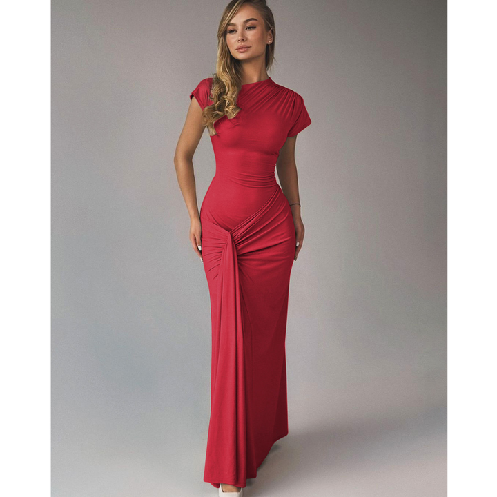 NICOLET™ - Abito da sera bodycon con cravatta formale