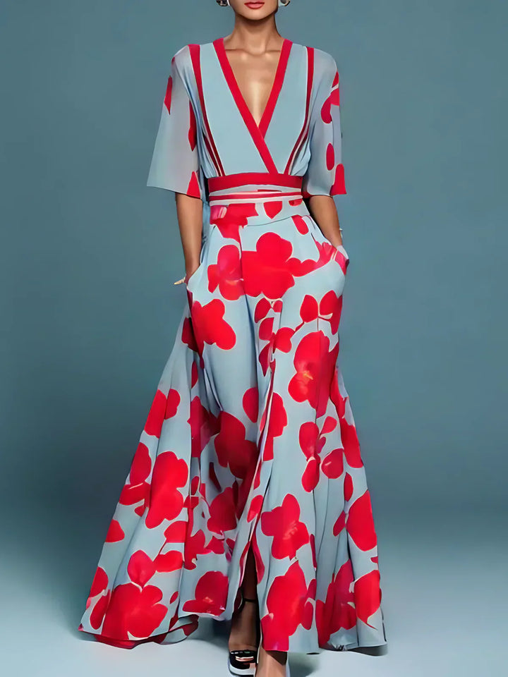 LAURE | ABITO FLOREALE ELEGANTE