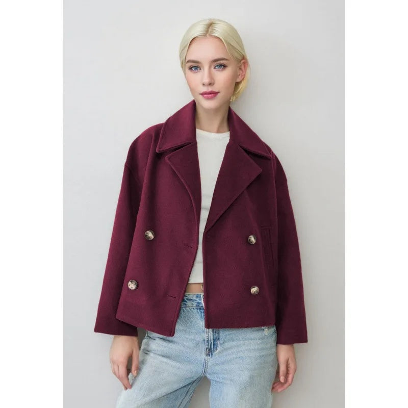 Liora | Cappotto Corto Doppiopetto