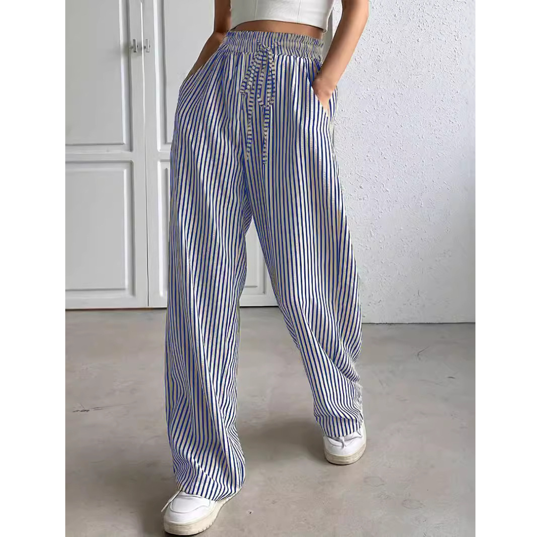 BAYLEEZ™ – Pantaloni Estivi Striati Relaxed Fit
