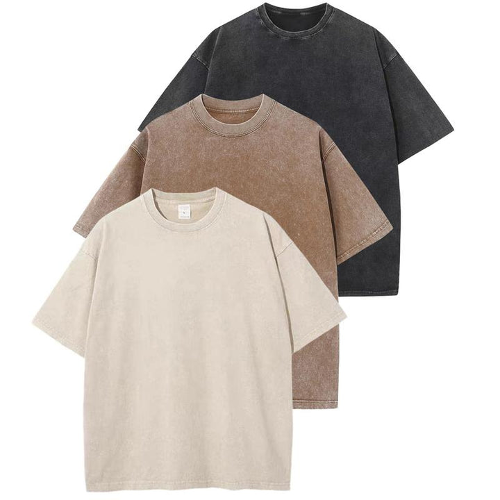 HOLLIE™ - T-Shirt Casual a Collo Girocollo Taglio Lungo (3-Pack)