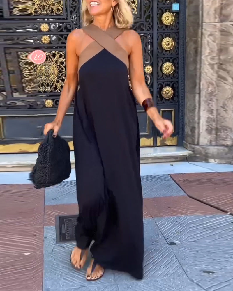 MILLEN™ - Abito Eleganza Collo Incrociato