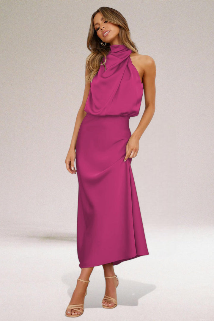 ELARA™ - Elegante Abito da Sera in Raso