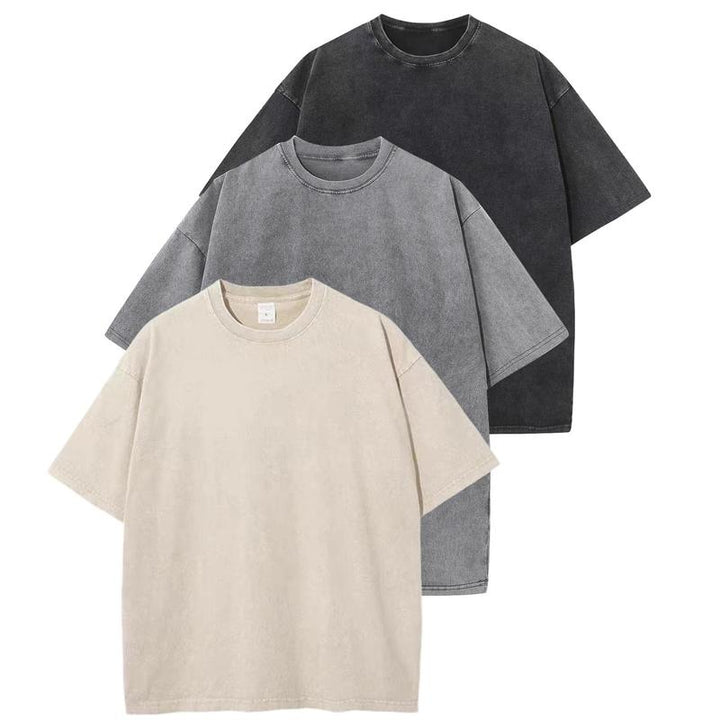 HOLLIE™ - T-Shirt Casual a Collo Girocollo Taglio Lungo (3-Pack)