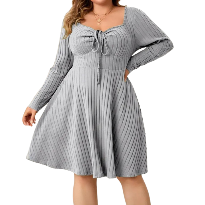 VICTORIA™ – Vestito A-Line a Coste Confortevole