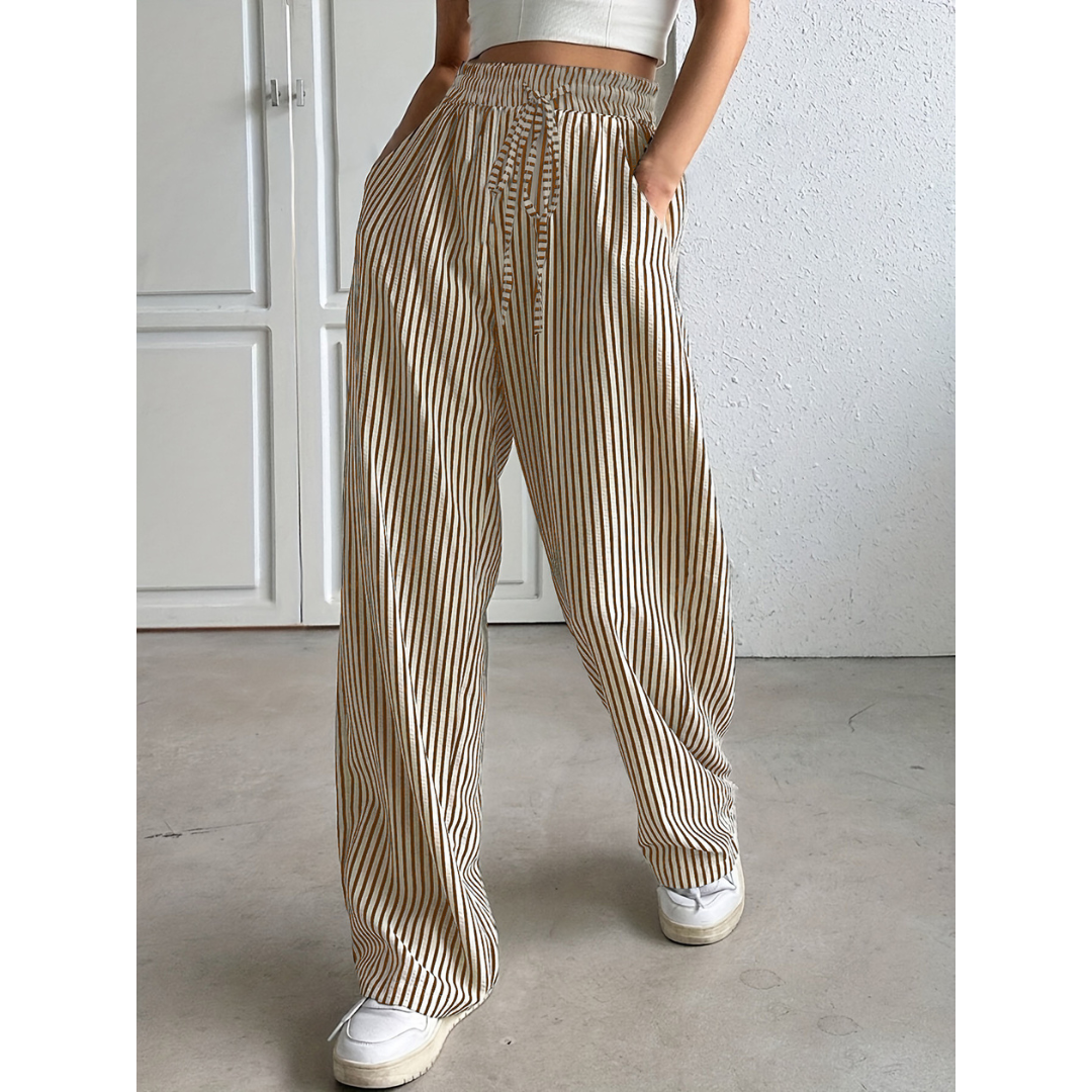 BAYLEEZ™ – Pantaloni Estivi Striati Relaxed Fit