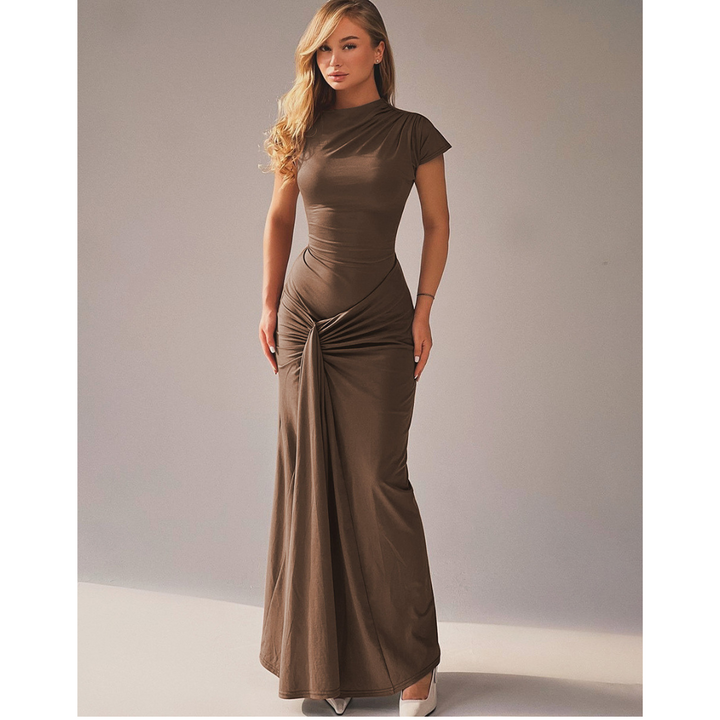 NICOLET™ - Abito da sera bodycon con cravatta formale