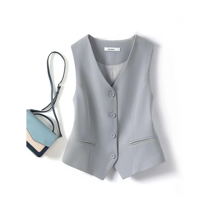 ZARINA™ – Gilet Classico Senza Maniche con Bottone Frontale