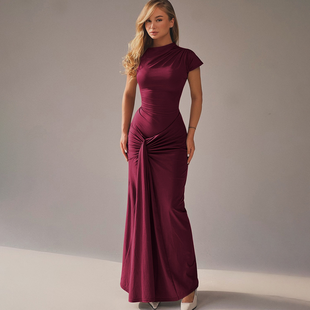 MIRIAM™ – Abito Formale Bodycon Drappeggiato Elegante