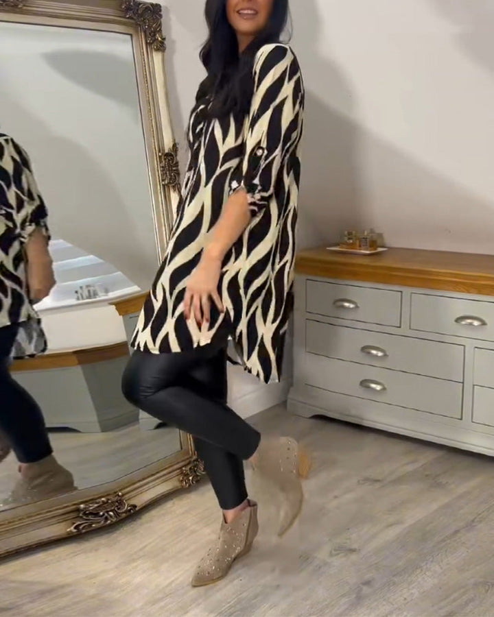 ALEXANDRA™ - Top Stampato Loose-Fit