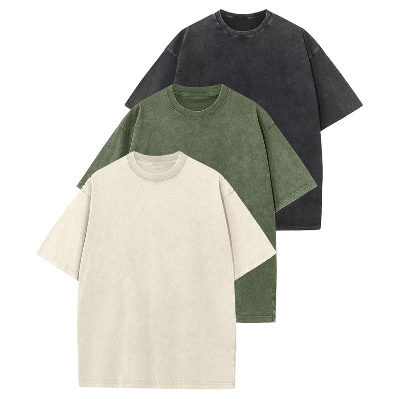 HOLLIE™ - T-Shirt Casual a Collo Girocollo Taglio Lungo (3-Pack)