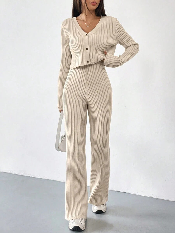 Set di Pantaloni Relaxed Straight-Leg