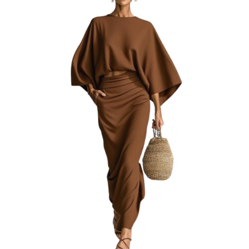 WANDA™ – Set Gonna a Due Pezzi con Taglio Comodo e Stile