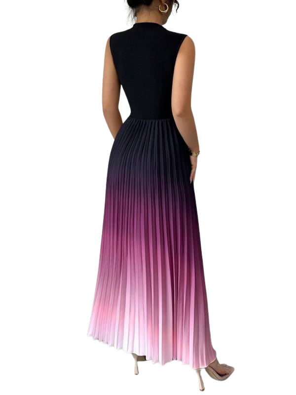 YZA™ – Abito da sera senza maniche elegante Ombre