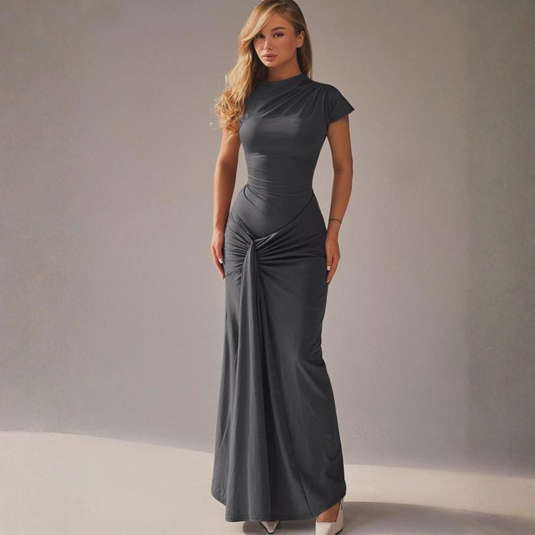 LOLA™ - Abito Formale Bodycon Elegante con Drappeggio