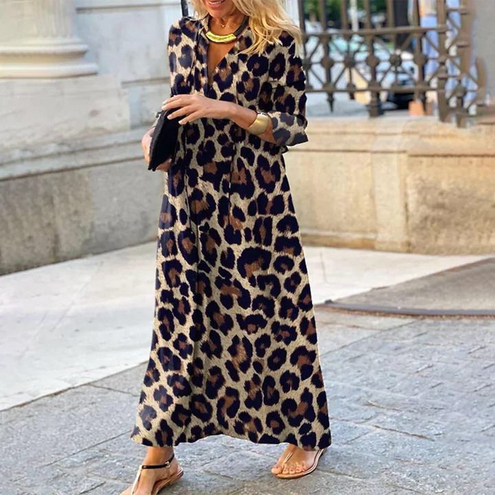 SILVIE | ABITO LEOPARDO BOLD ED ELEGANTE